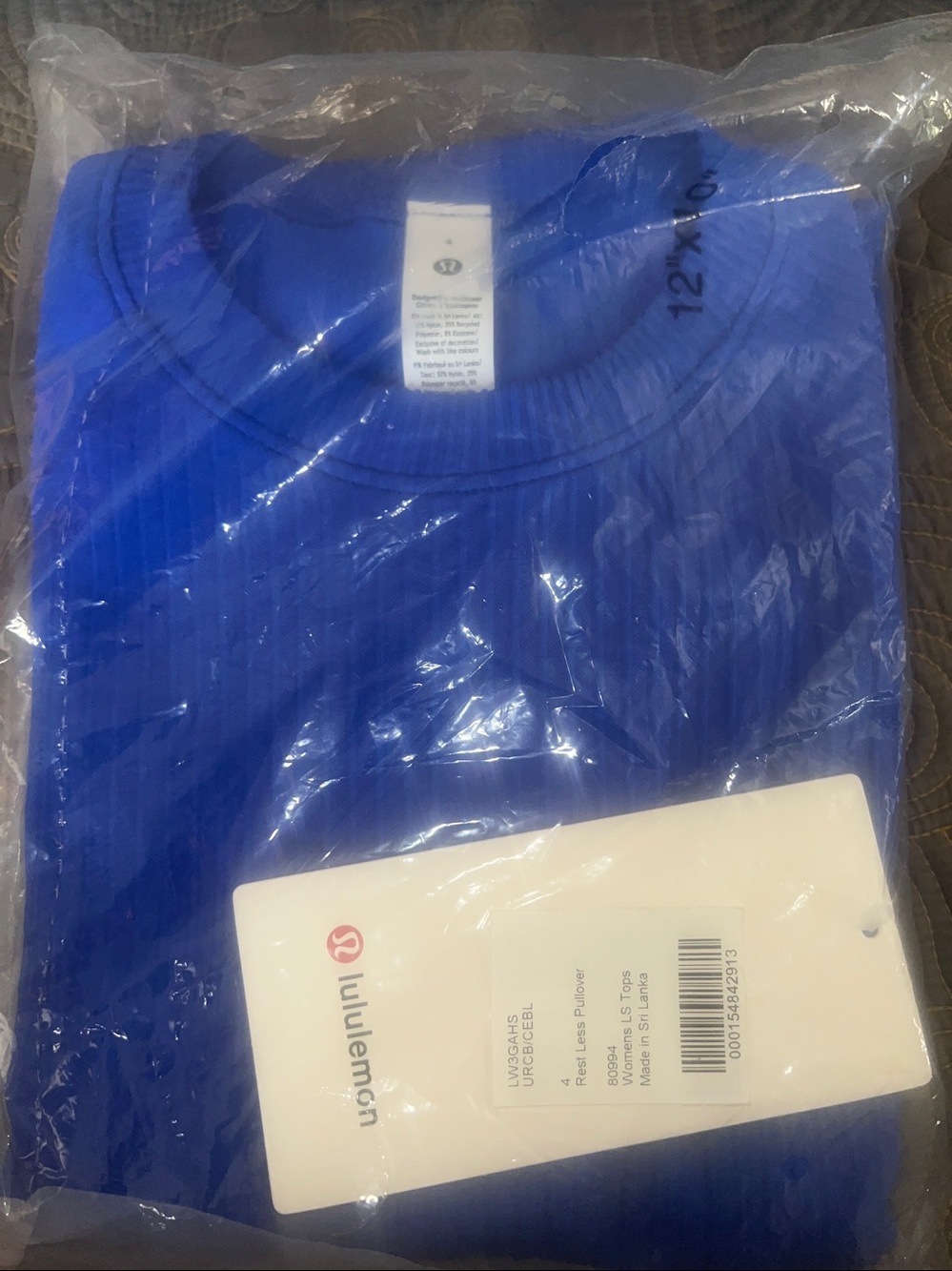 NWT LULULEMON REST LESS PULLOVER TOP - Picture 7 of 8